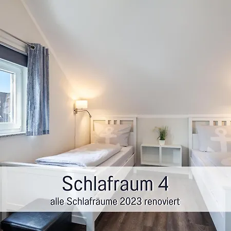 בית נופש Komfortables Strandzauber Auf Fuer 8 Personen Mit 4 Schlafzimmern Und 2 Baedern